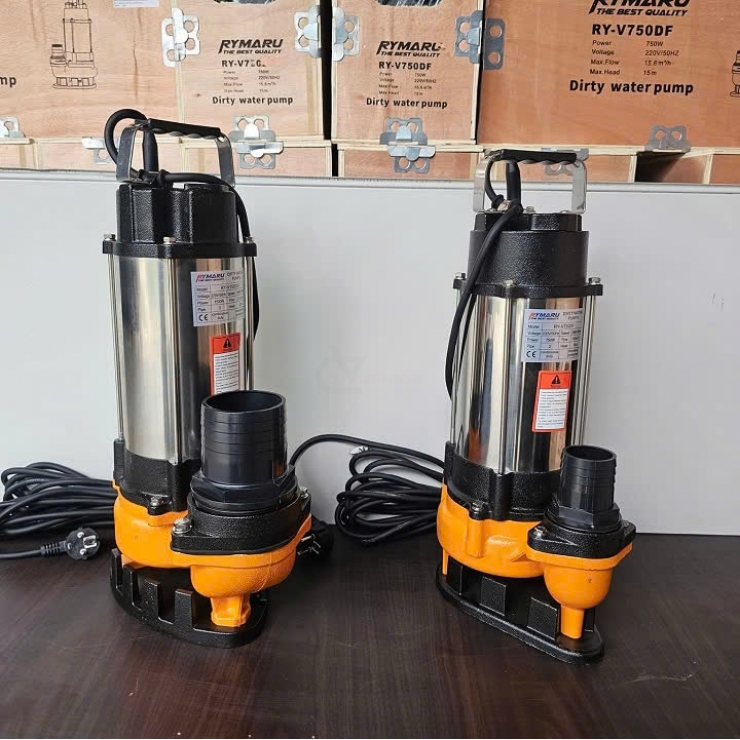 Máy bơm chìm 0.75kW nước thải Rymaru RY-V750DF