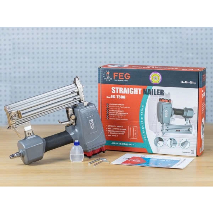 Súng bắn đinh gỗ f50 khí nén Feg EG-T50G ( chỉnh nông sâu )