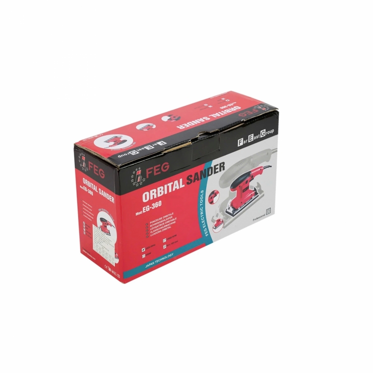 Chà nhám rung chữ nhật  Feg EG-306  bàn nhám 93x185mm