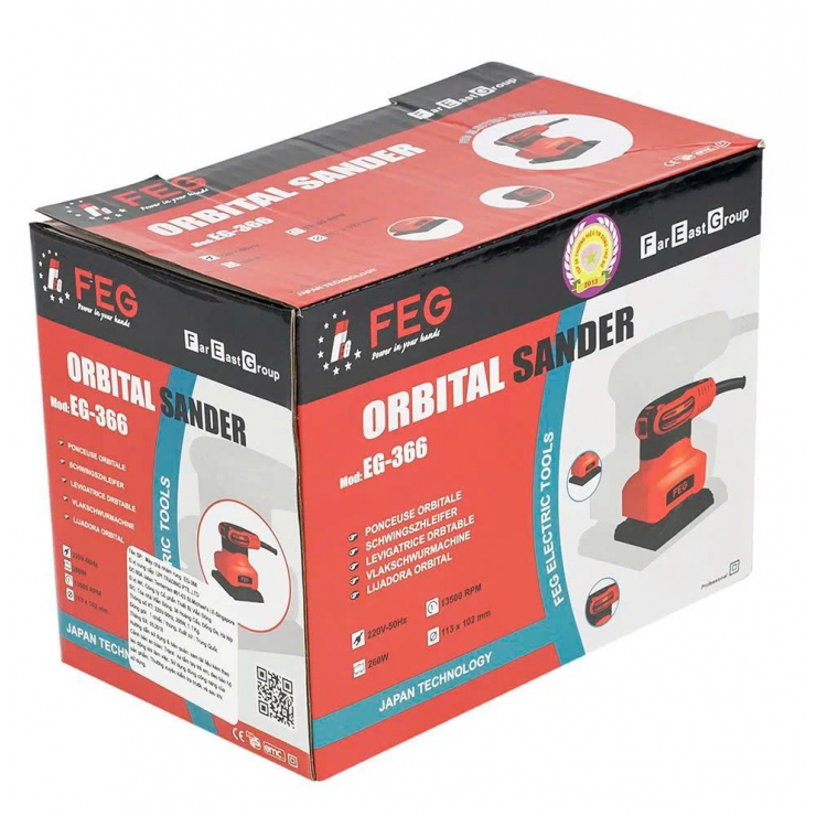 Máy chà nhám rung vuông Feg EG-366A