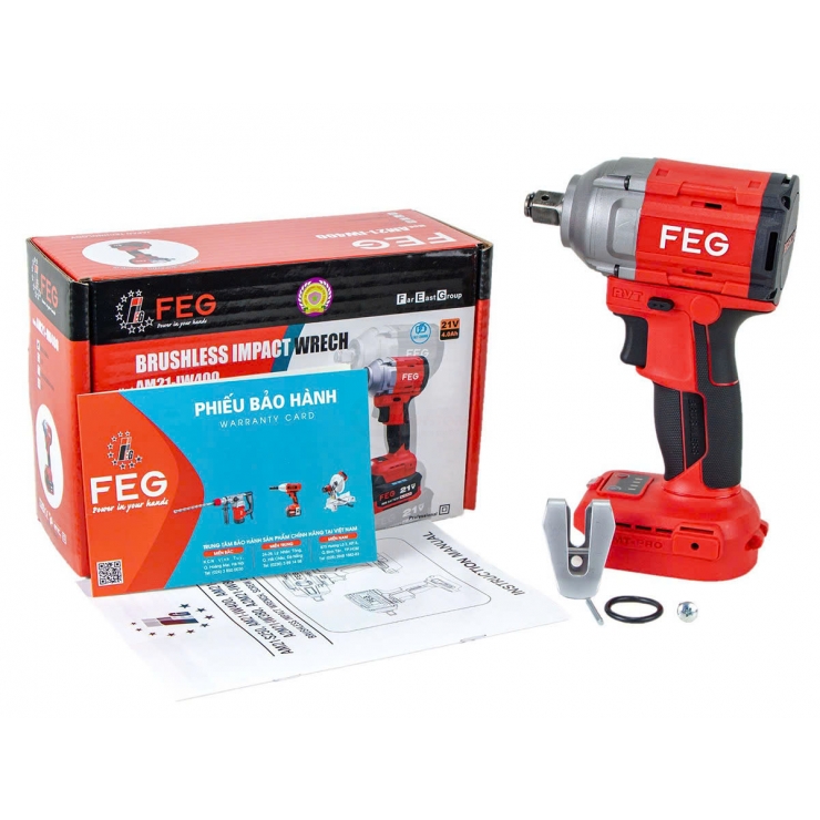 Máy siết bulong 400Nm Pin 21V Feg EG-AM21-IW400