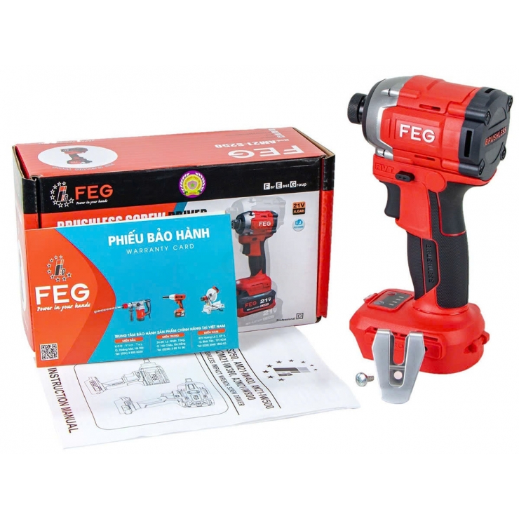 Máy bắn vít Pin 21V 250Nm Feg EG-AM21-S250