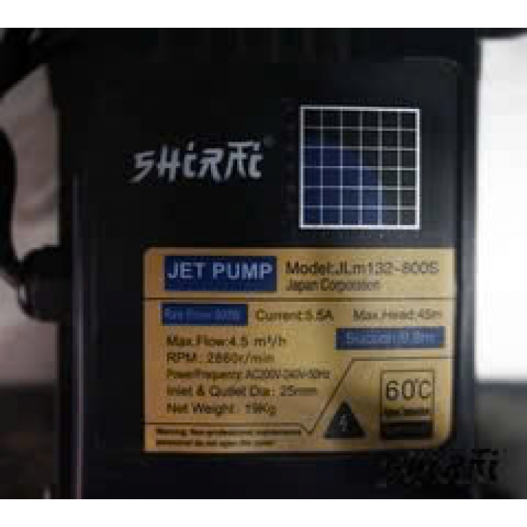 Bơm đầu lợn đẩy cao 45m Shirai JLm 132-800S