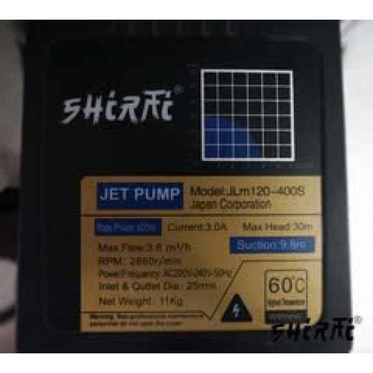 Bơm đầu lợn đẩy cao 30m Shirai JLm 120-400S