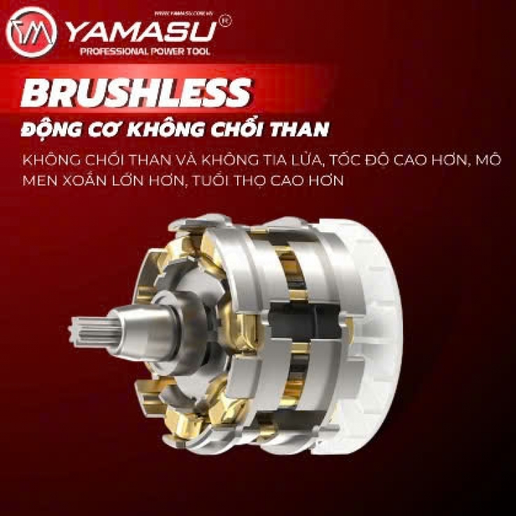 Máy khoan Pin 20V Yamasu YMS-KT13 Brushless