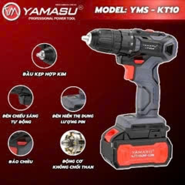Máy khoan Pin 20V Yamasu YMS-KT10 Brushless