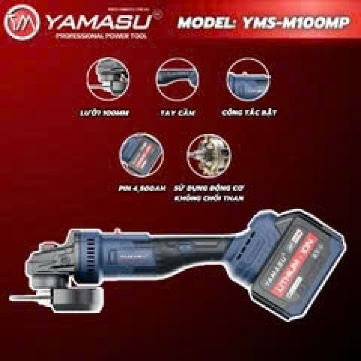 Combo máy mài Pin Yamasu YMS-M100 MP Brushless