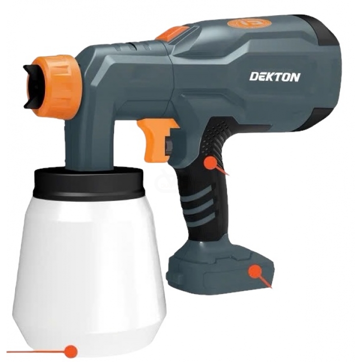 Máy phun sơn Pin 21V Dekton M21-SPS1000
