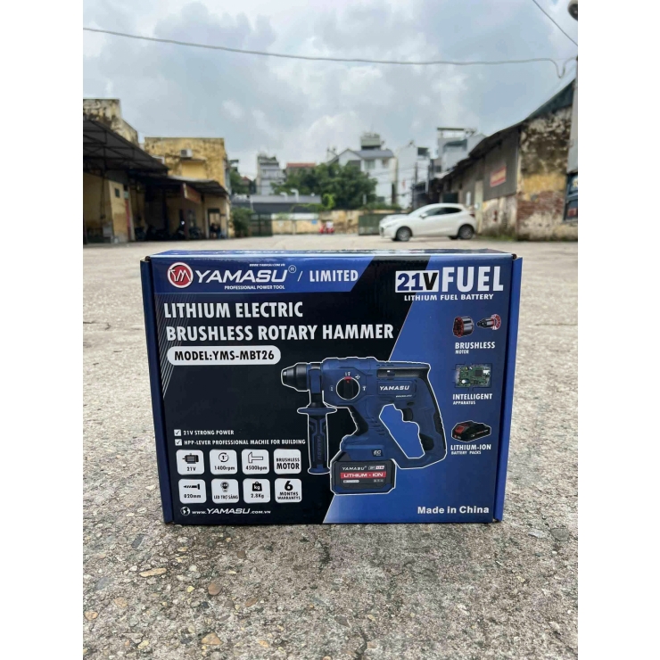 Máy khoan bê tông Pin 21V Yamasu YMS-MBT26 Brushless