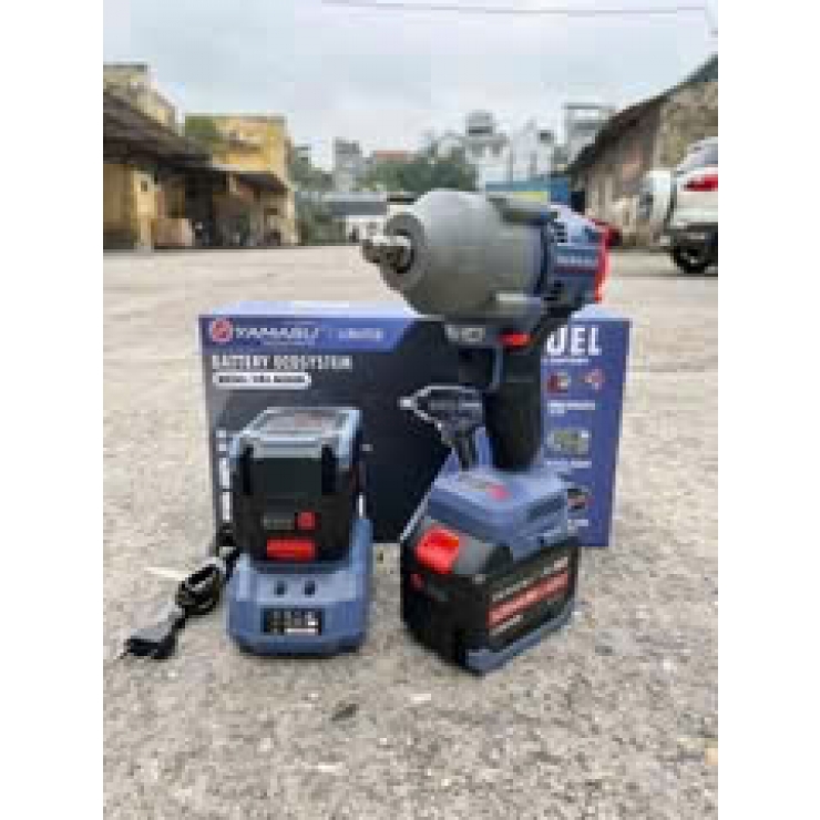 Combo máy bắn bulong 850Nm Pin 21V Yamasu YMS-M800BL