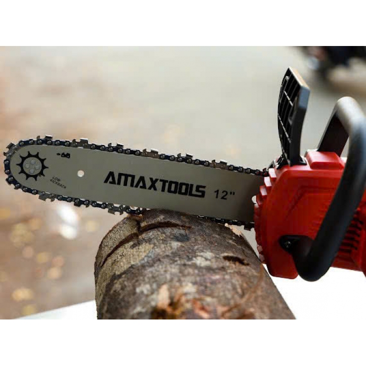 Thân cưa xích 12inch dùng Pin 21V Amaxtools ACX305-SM Brushless