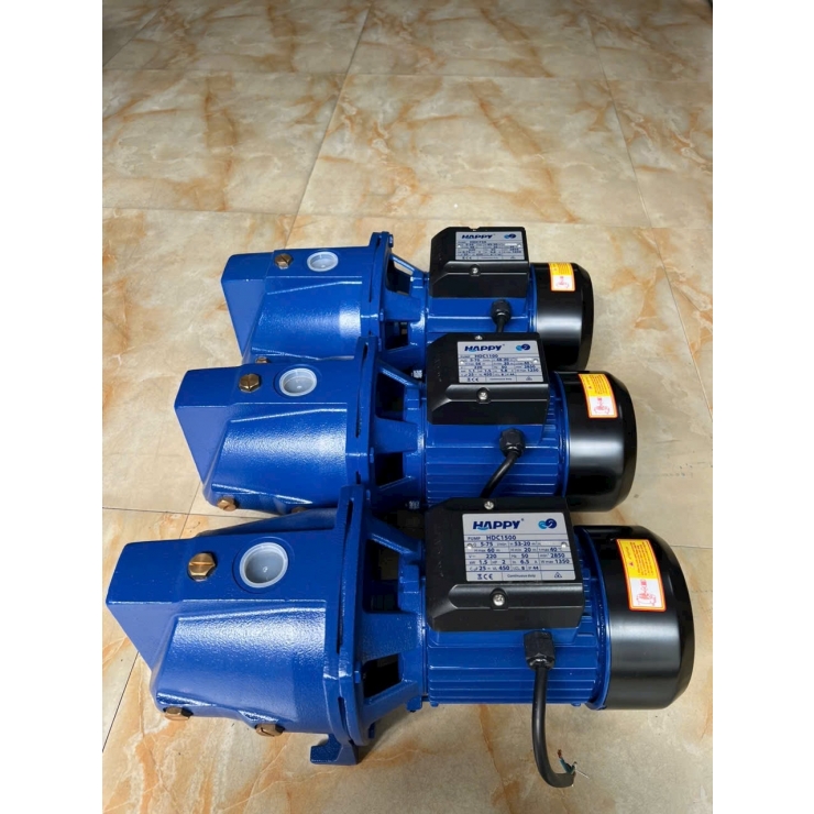 Máy bơm đầu JET 1.1kW đẩy cao 52m Happy HDC1100
