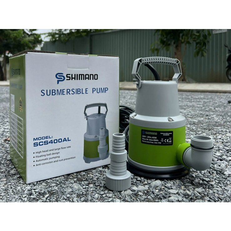 Máy bơm chìm nhựa 400W Shimano SCS400AL