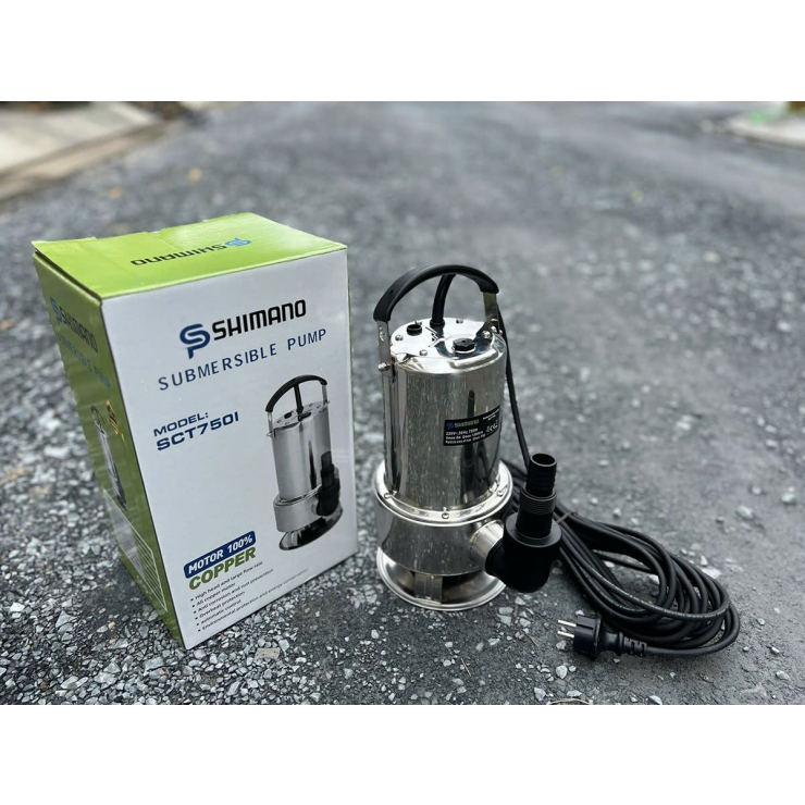 Máy bơm chìm INOX 750W Shimano SCT750I