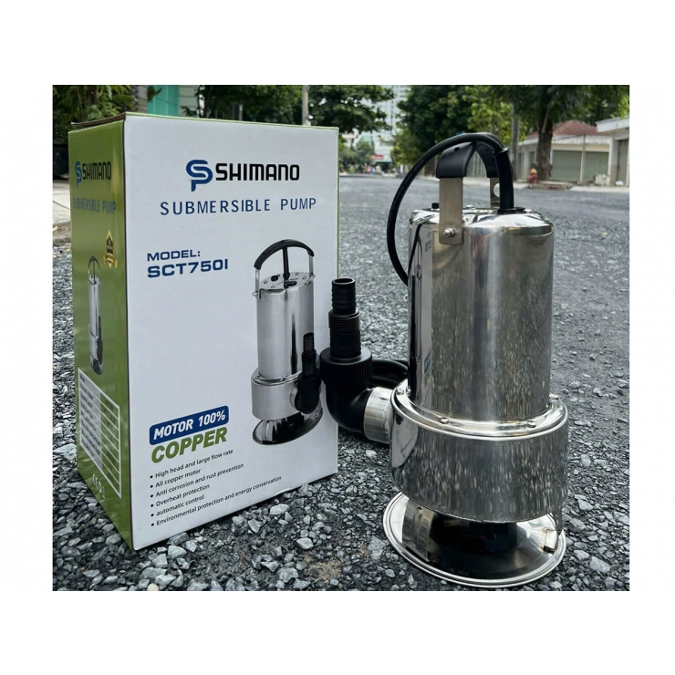 Máy bơm chìm INOX 750W Shimano SCT750I