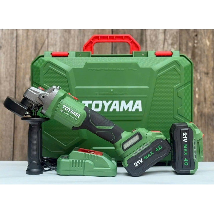 Máy mài góc Pin 21V Toyama C-6AT Brushless