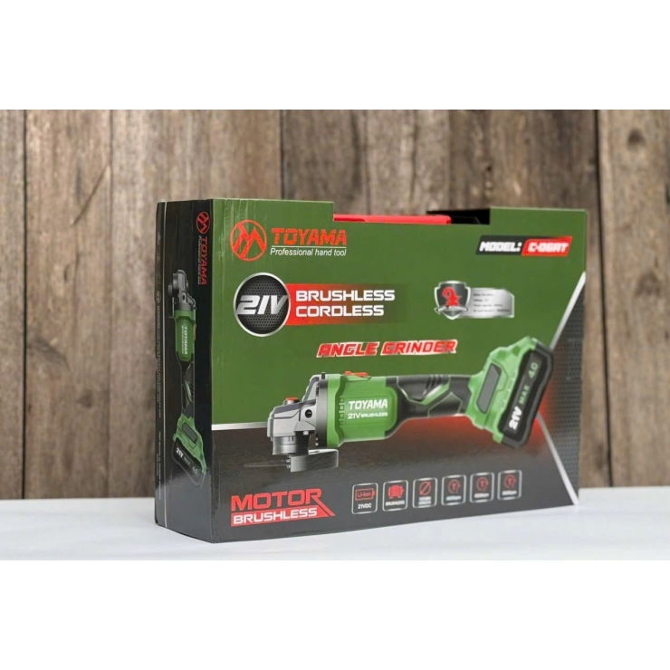 Máy mài góc Pin 21V Toyama C-6AT Brushless