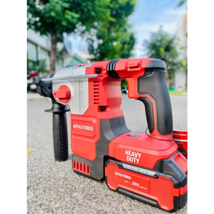 Khoan động lực Pin 21V Amaxtools A3CN2801SM Red Hammer
