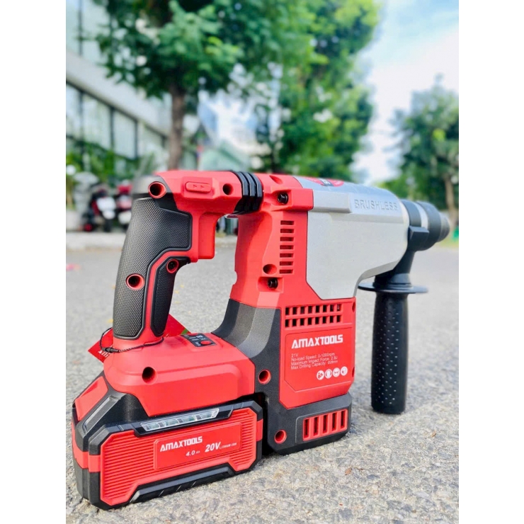 Khoan động lực Pin 21V Amaxtools A3CN2801SM Red Hammer