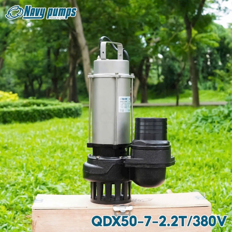 Bơm chìm INOX 2.2kW Navy QDX50-7-2.2T/380V