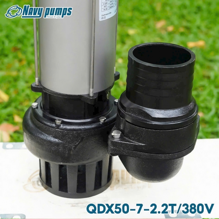 Bơm chìm INOX 2.2kW Navy QDX50-7-2.2T/380V