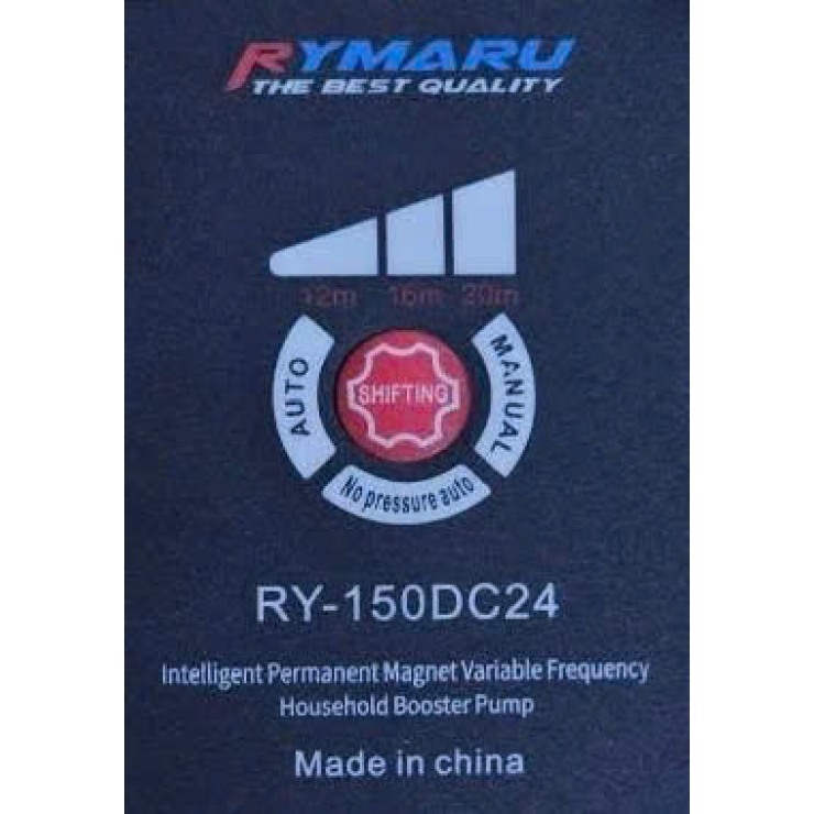 Bơm tăng áp mini 3 thiết bị Rymaru RY-150DC24 biến tần