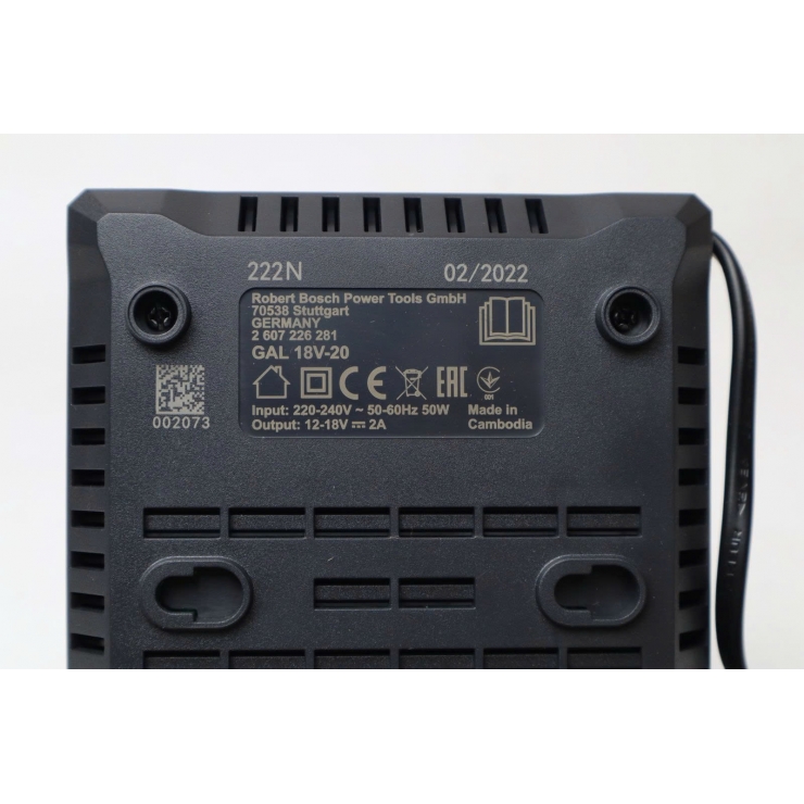 Sạc Pin 18V Bosch GAL 18V-20 (II) Professional