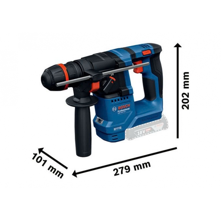 Khoan động lực 18V Bosch GBH 18V-18 X Professional ( chưa Pin & Sạc )