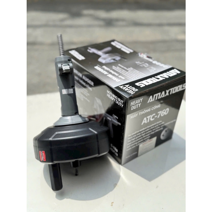Máy thông cống cầm tay Amaxtools ATC-760 