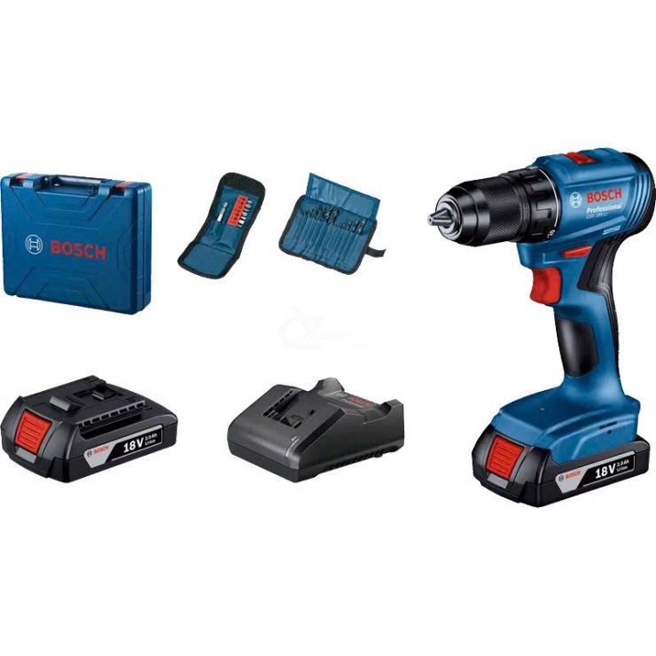 Máy khoan Pin 18V Bosch GSR 185-LI Professional ( chưa Pin & Sạc )
