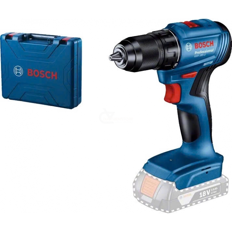Máy khoan Pin 18V Bosch GSR 185-LI Professional ( chưa Pin & Sạc )
