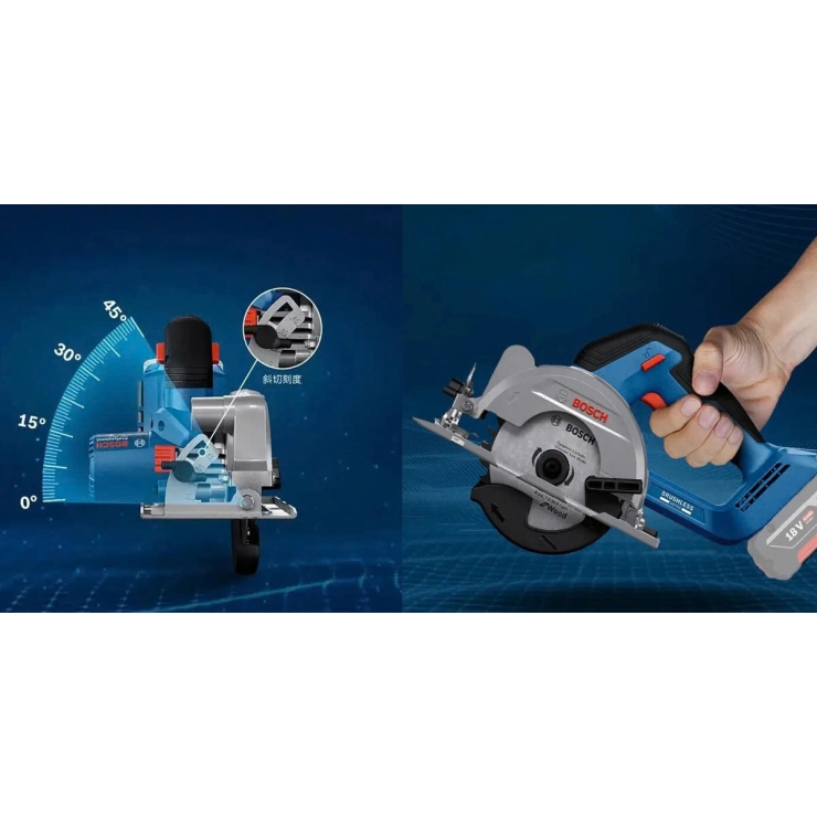 Máy cưa đĩa 125mm Bosch GKS 18V-44 Professional ( chưa Pin & Sạc )