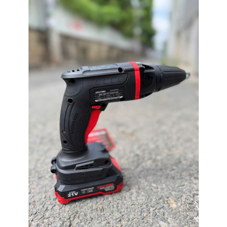 Máy bắn vít thạch cao Pin 21V Amaxtools AVTC21SM-PRO ( chưa Pin & Sạc )