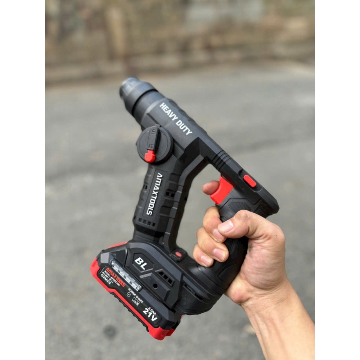 Khoan bê tông 2 chức năng Pin 21V Amatools A3CN12SM ( chưa Pin & Sạc )