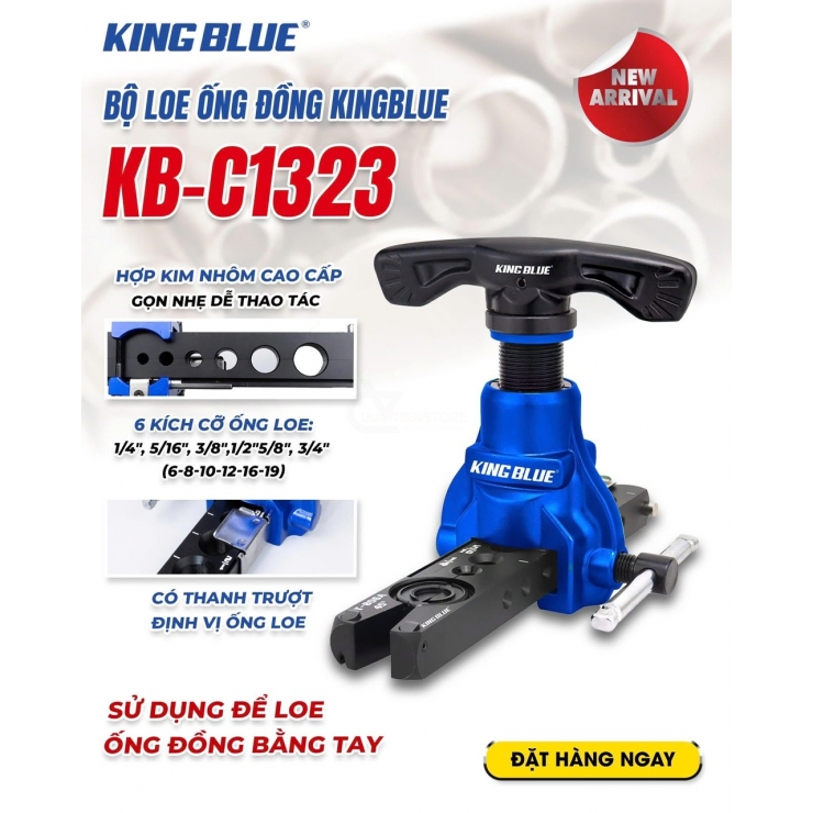 Bộ lã ống lệch tâm KingBlue KB-C1323