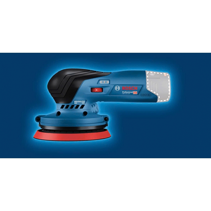 Chà nhám rung xoay Pin 12V Bosch GEX 12V-125 Professional ( chưa Pin & Sạc )