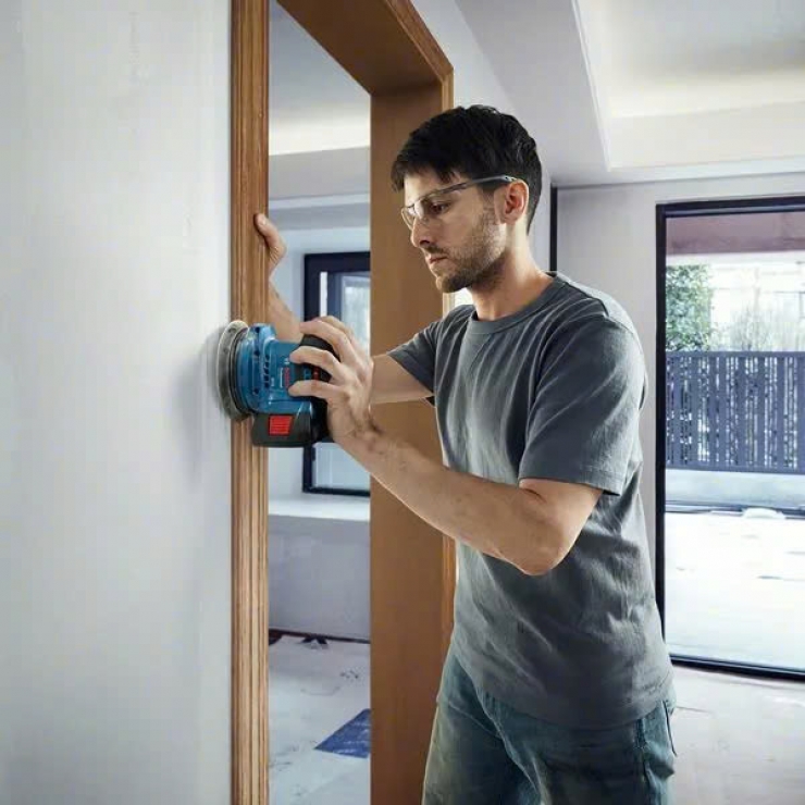 Chà nhám rung tròn Bosch GEX 185-LI Professional ( chưa Pin & Sạc )