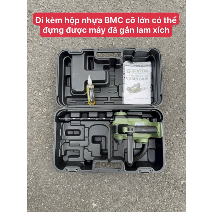 Máy cưa xích Pin 12 inch Dekton M21-CX12XPRO ( chưa Pin & Sạc )