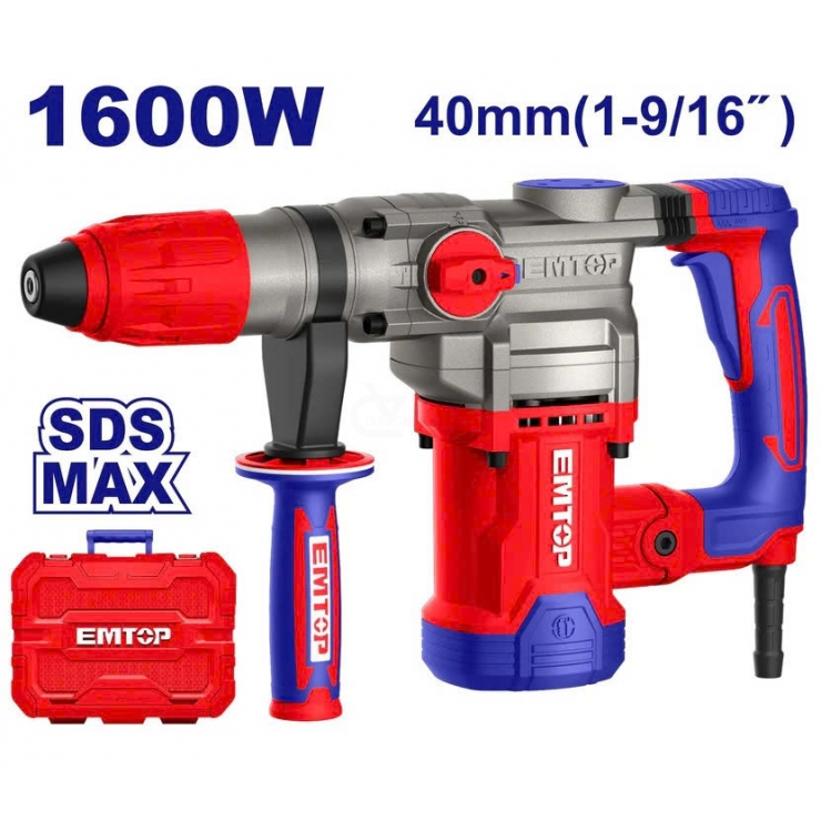 Máy khoan đục 14mm Emtop ERHRM1608 ( 2 chức năng )