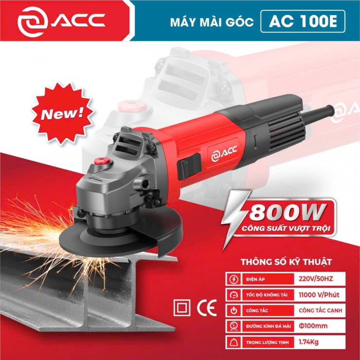 Máy mài góc 100mm ACC AC 100E ( 800W )