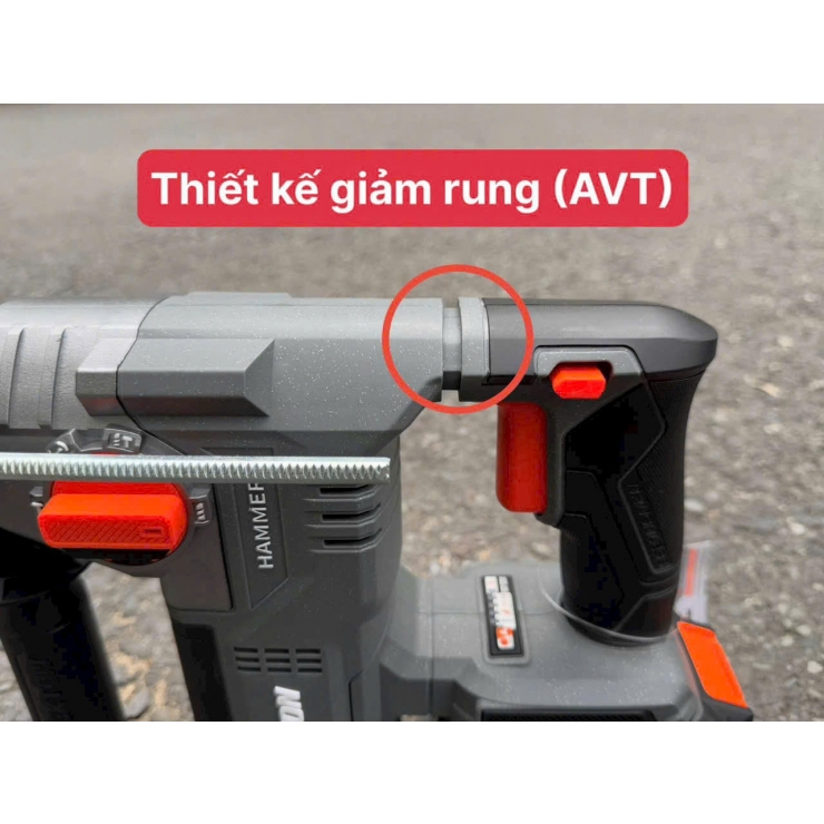 Máy khoan động lực Pin 21V Dekton M21-RH2603PRO ( chưa Pin & Sạc )