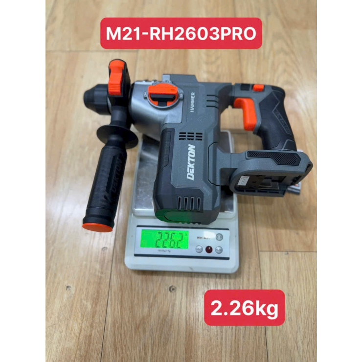 Máy khoan động lực Pin 21V Dekton M21-RH2603PRO ( chưa Pin & Sạc )