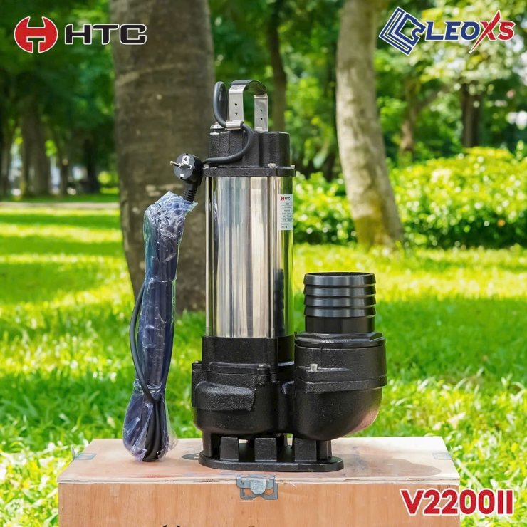 Máy bơm chìm INOX 2.2kW HTC V2200 ( nước thải )