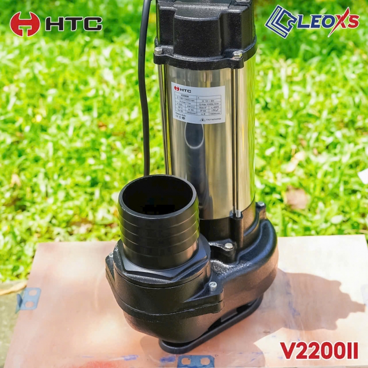 Máy bơm chìm INOX 2.2kW HTC V2200 ( nước thải )