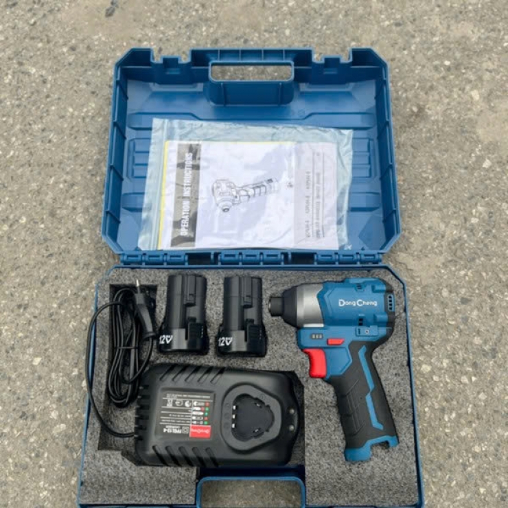 Máy vặn vít 12V Dongcheng DCPL 04-8EK ( bộ )