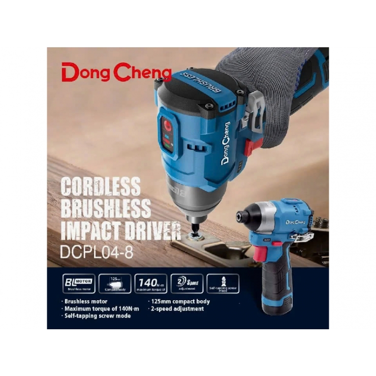 Máy vặn vít 12V Dongcheng DCPL 04-8EK ( bộ )