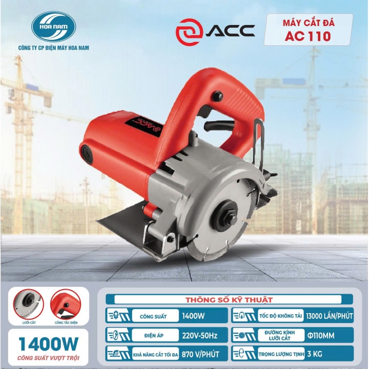 Máy cắt gạch 1400W ACC AC110