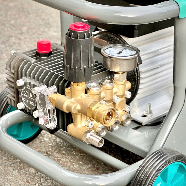 Máy rửa xe công nghiệp 2.5kW KOMI KM-X25 xe đẩy