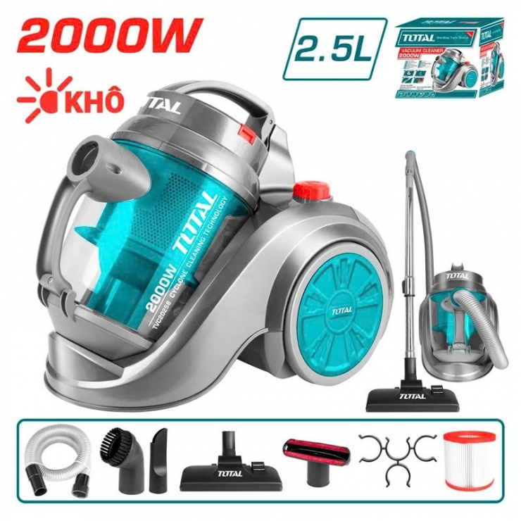Máy hú bụi gia đình 2.5 lít Total TVC20258 ( 2000W )