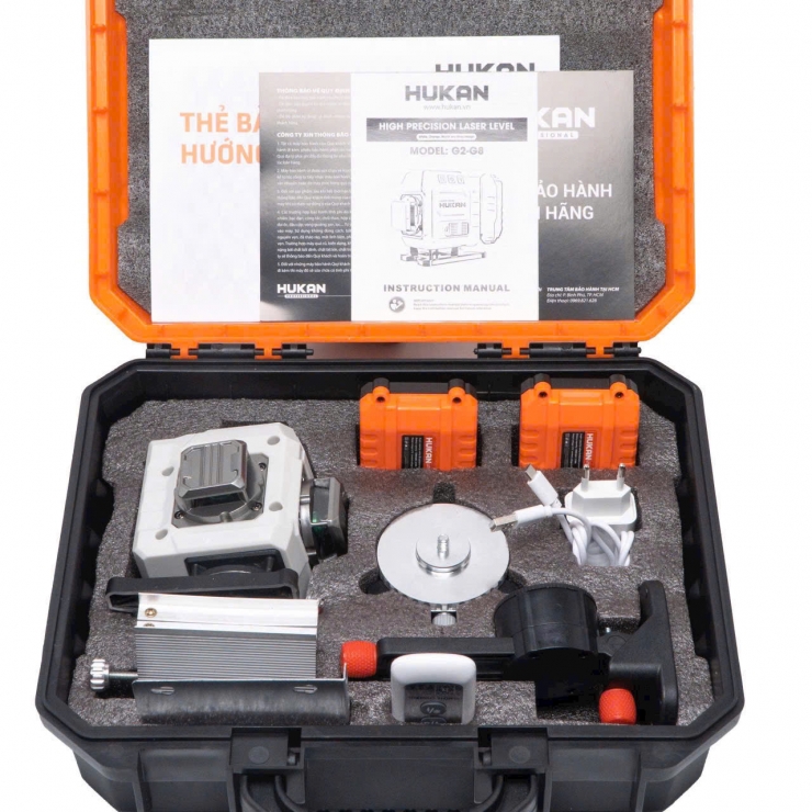 Máy cân bằng Laser 12 tia xanh Hukan G2-G8